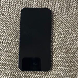 Used Apple Black iPhone 12 mini in original box. Charger and case included.